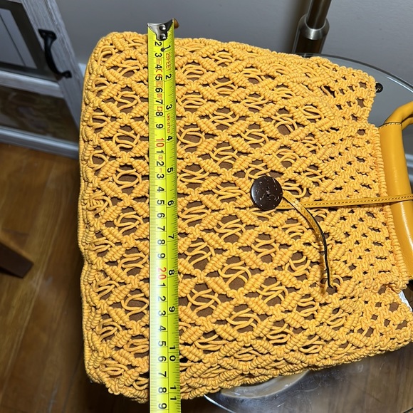 Patricia Nash Crochet Collection Hobo bag in Golden Sunset - NWT - Picture 8 of 9